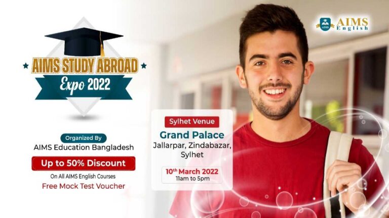 Participating in AIMS Study Abroad Expo 2022 with 50% Discount