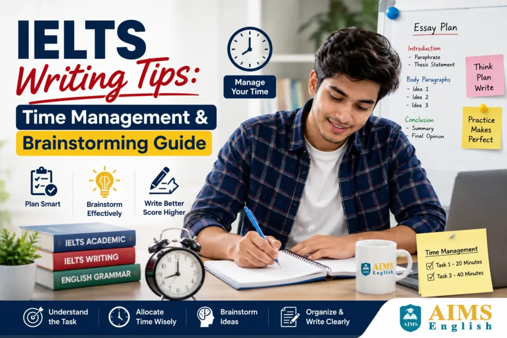 IELTS Writing Tips: Time Management & Brainstorming Guide